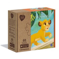 Головоломка Clementoni Play For Future Lion King 60 д. цена и информация | Пазлы | kaup24.ee