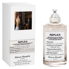 Tualettvesi Maison Margiela Replica Whispers In The Library EDT naistele/meestele 100 ml hind ja info | Naiste parfüümid | kaup24.ee