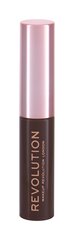 Kulmutušš Makeup Revolution 6 ml, Medium Brown hind ja info | Kulmuvärvid, -pliiatsid | kaup24.ee