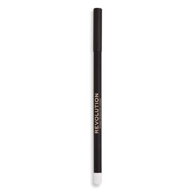 Silmapliiats Makeup Revolution Kohl 1.3 g, White hind ja info | Ripsmetušid, lauvärvid, silmapliiatsid, seerumid | kaup24.ee