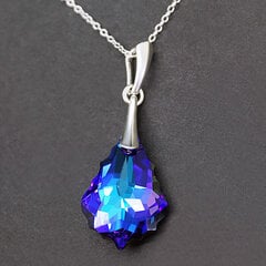 Серебряный кулон "Барокко IV (Heliotrope)" с кристаллами Swarovski™ цена и информация | Украшения на шею | kaup24.ee