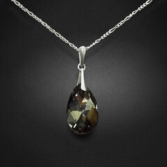 Naiste kaelakee DiamondSky "Baroque (Silver Night) Swarovski kristallidega hind ja info | Kaelakeed | kaup24.ee