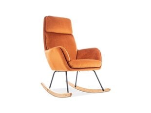 Кресло-качалка Signal Meble Hoover, оранжевое цена и информация | Кресла в гостиную | kaup24.ee