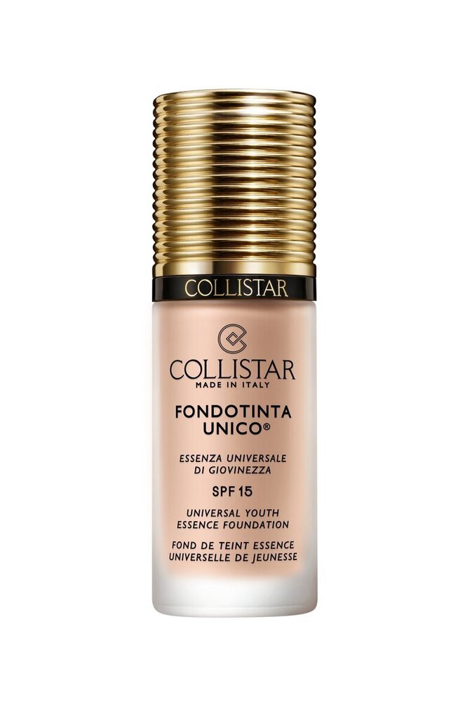 Vedel jumestuskreem Collistar Unico Youth Essence SPF 15 30 ml, 1R Rosy Ivory цена и информация | Jumestuskreemid, puudrid | kaup24.ee