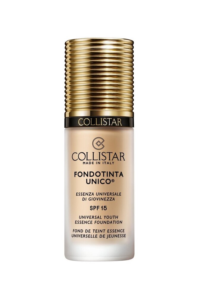 Vedel jumestuskreem Collistar Unico Youth Essence SPF 15 30 ml, 1N Ivory hind ja info | Jumestuskreemid, puudrid | kaup24.ee