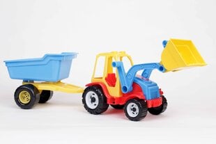 Трактор с ковшом + прицеп 0157 цена и информация | Игрушки для мальчиков | kaup24.ee