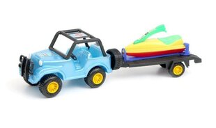 Jeep haagisega + skuuter 1342 hind ja info | Poiste mänguasjad | kaup24.ee