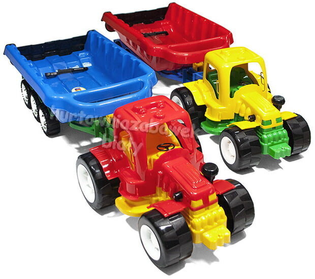 Traktor käruga 102cm 1425 hind ja info | Poiste mänguasjad | kaup24.ee