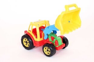 Трактор с ковшом Raider 3790 цена и информация | Развивающий мелкую моторику - кинетический песок KeyCraft NV215 (80 г) детям от 3+ лет, бежевый | kaup24.ee