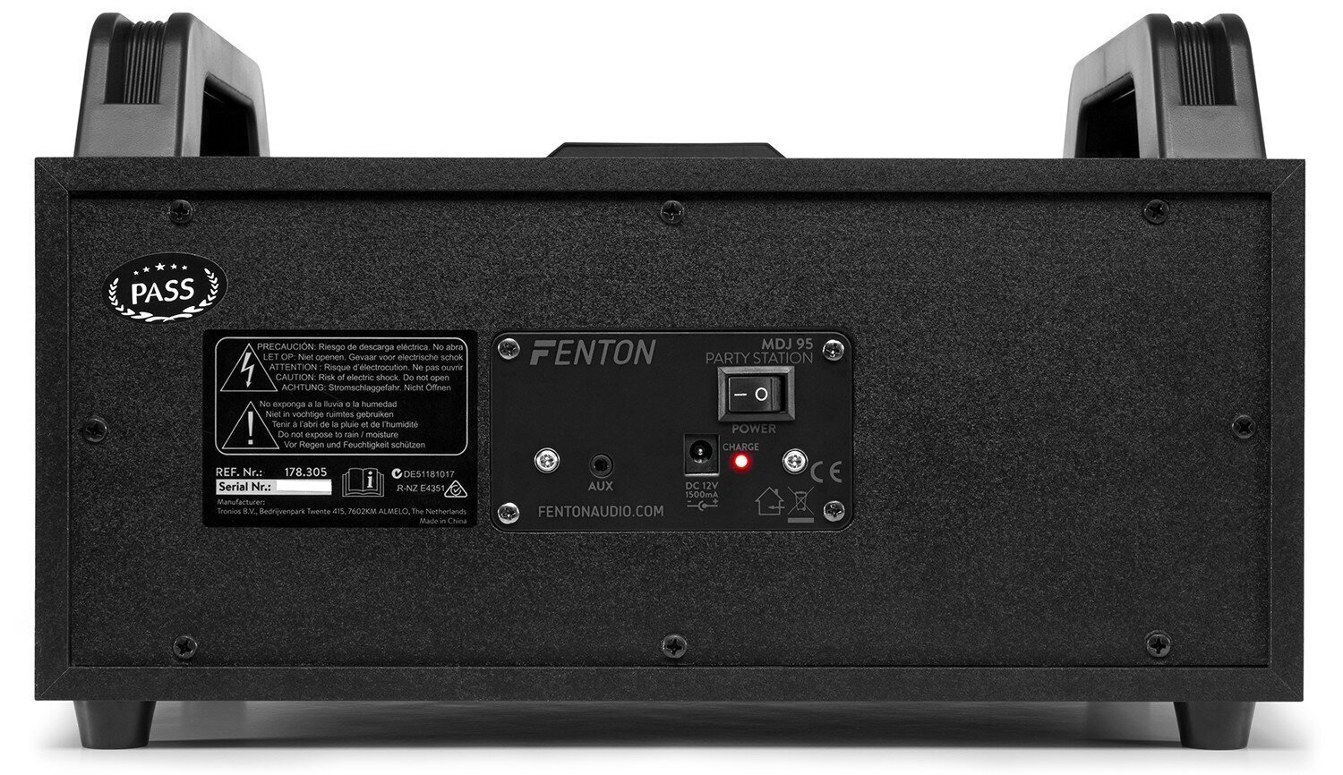 Fenton MDJ95 Party Station 100W akuga hind ja info | Muusikakeskused | kaup24.ee