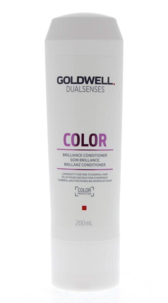 Palsam värvitud juustele Goldwell Dualsenses Color Brilliance Conditioner 200ml цена и информация | Juuksepalsamid | kaup24.ee