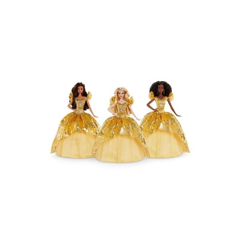 Kollektsioneeritav nukk Barbie kuldse kleidiga, GHT54 цена и информация | Tüdrukute mänguasjad | kaup24.ee
