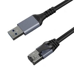 Internetikaabel CAT6 UTP, USB3.0 Type-A - RJ45, 1m hind ja info | Kaablid ja juhtmed | kaup24.ee