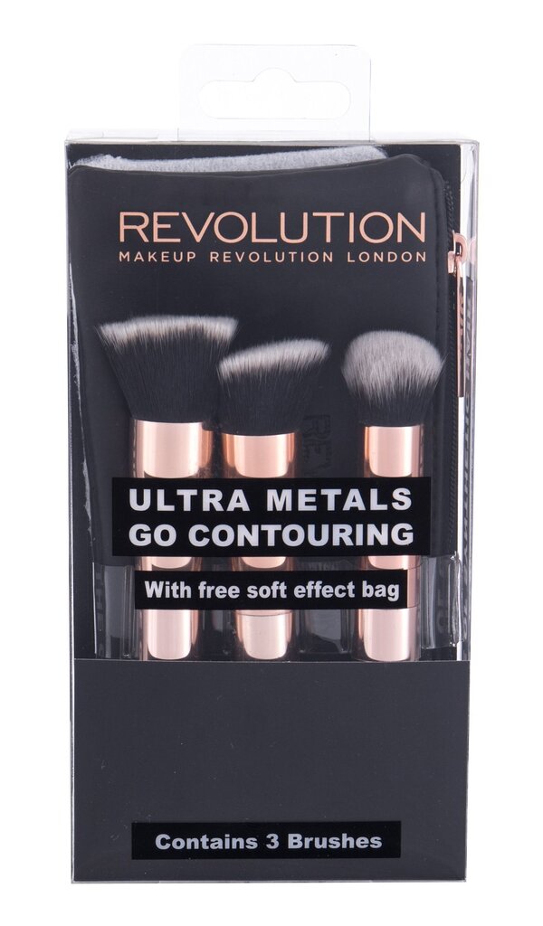 Kontuurimiskomplekt Makeup Revolution London, 3tk цена и информация | Meigipintslid, -käsnad | kaup24.ee