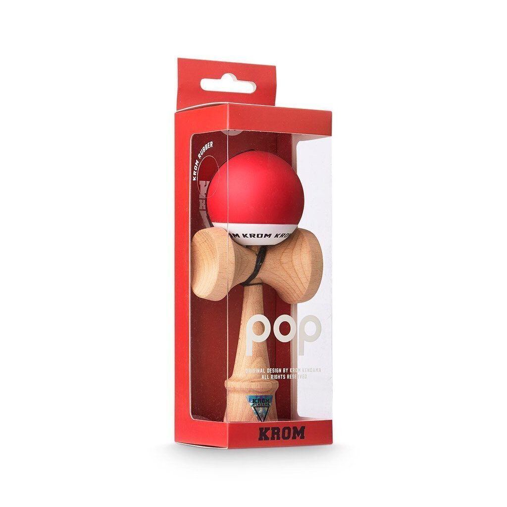 Klassikaline Jaapani mänguasi Krom Kendama POP Red hind ja info | Lauamängud ja mõistatused | kaup24.ee