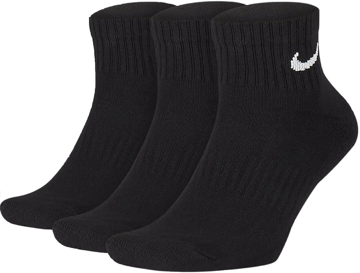 Sokid Nike U NK Everyday Cush Ankle 3PR Black цена и информация | Meeste sokid | kaup24.ee
