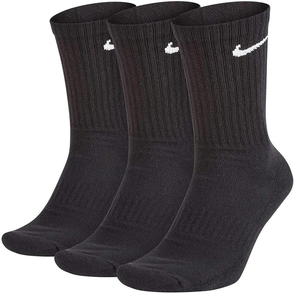 Sokid Nike U NKEveryday Cush Crew 3PR Black цена и информация | Meeste sokid | kaup24.ee