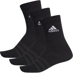 Sokid Adidas Light Crew 3PP Black цена и информация | Мужские носки | kaup24.ee