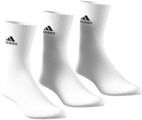 Sokid Adidas Cush Crw 3PP White hind ja info | Meeste sokid | kaup24.ee