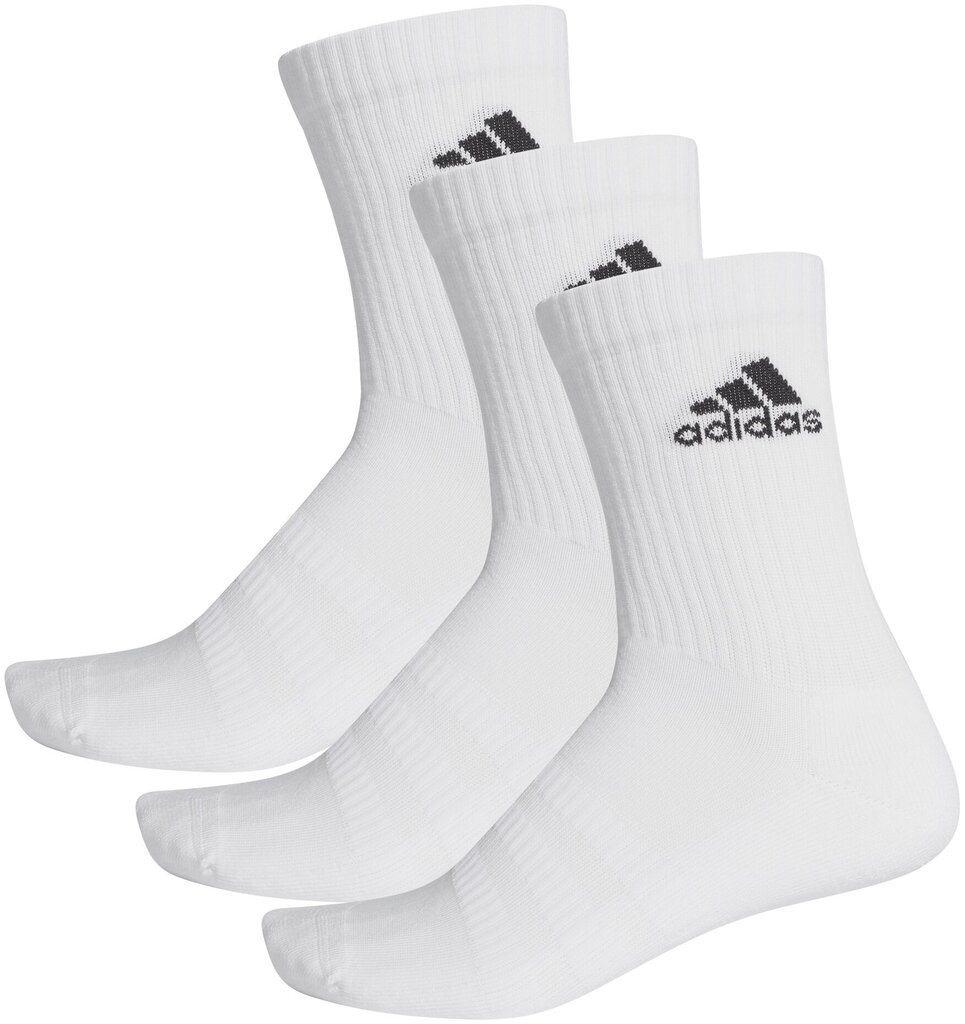 Sokid Adidas Cush Crw 3PP White цена и информация | Meeste sokid | kaup24.ee