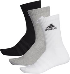 Носки Adidas Cush Crw 3pp Black Grey White цена и информация | Meeste sokid | kaup24.ee