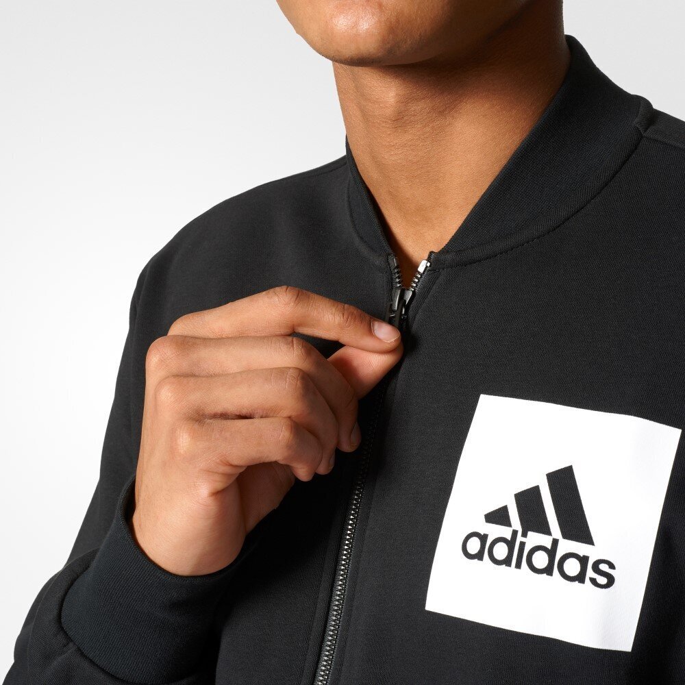 Dressipluus Adidas ESS BOMBER FT Black hind ja info | Meeste pusad | kaup24.ee