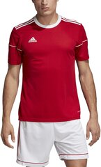 Футбольная майка Adidas Squad 17 Jsy SS Red цена и информация | Мужские футболки | kaup24.ee