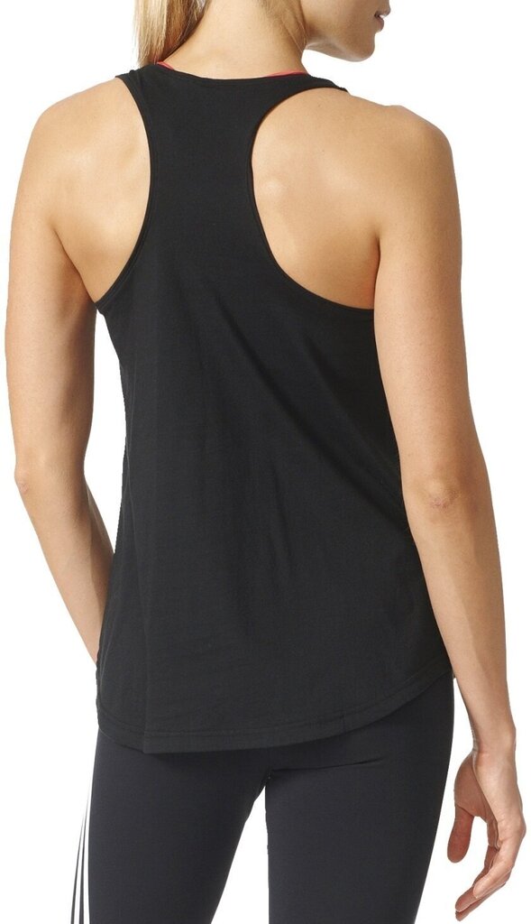 Pluus Adidas LOGO TANK TOP Black hind ja info | Naiste spordiriided | kaup24.ee