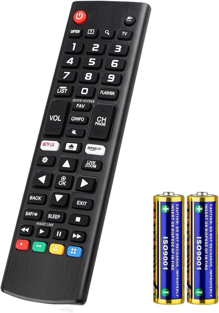 Universaalne kaugjuhtimispult LG Smart TV, LCD, LED, 3D, HDTV, AKB75095308, AKB75095307, AKB73715601 jaoks, ühildub kõigi LG kaugjuhtimispultidega hind ja info | Smart TV tarvikud | kaup24.ee