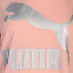 Блузка Puma Classics Logo Tee Pink цена и информация | Спортивная одежда женская | kaup24.ee