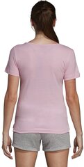 Блузка Adidas Linear Tee II Pink цена и информация | Спортивная одежда для женщин | kaup24.ee