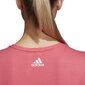 Pluus Adidas Foil Linear Pink hind ja info | Naiste spordiriided | kaup24.ee