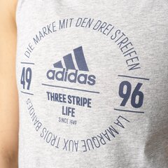 Pluus Adidas Logo Tee Grey Heather hind ja info | Naiste spordiriided | kaup24.ee