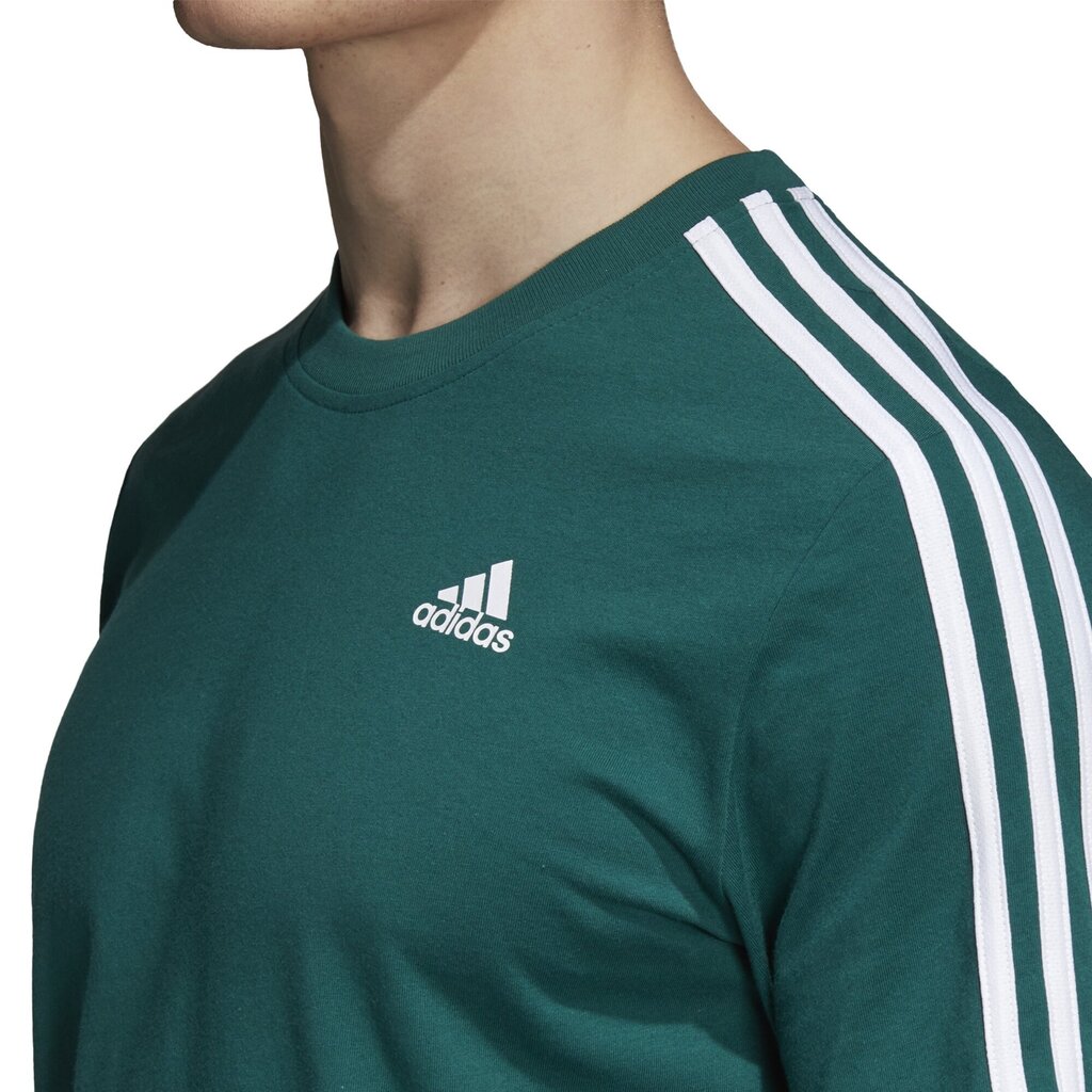 T-särk Adidas Ess 3S Tee Noble Green цена и информация | Meeste T-särgid | kaup24.ee