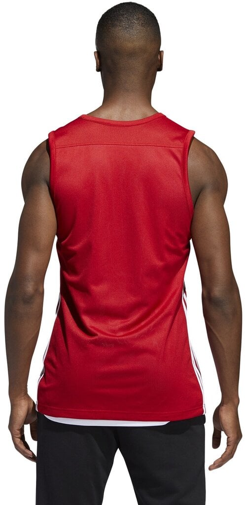 Korvpalli T-särk Adidas 3G Spee Rev Jrs Red White hind ja info | Meeste T-särgid | kaup24.ee