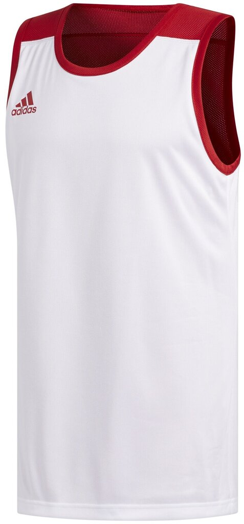 Korvpalli T-särk Adidas 3G Spee Rev Jrs Red White hind ja info | Meeste T-särgid | kaup24.ee