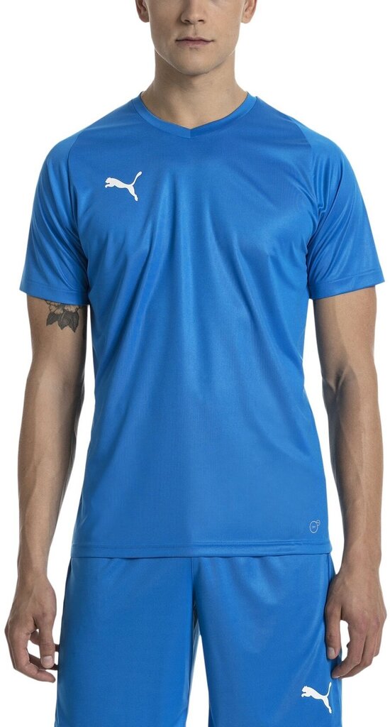 Jalgpalli T-särk Puma Liga Jersey Core Blue hind ja info | Meeste T-särgid | kaup24.ee