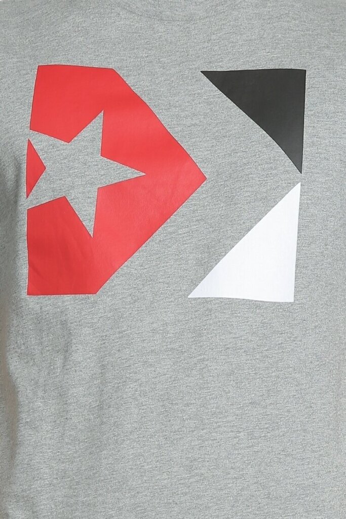 T-särk Converse Star Chevron Tri Color Tee Grey цена и информация | Meeste T-särgid | kaup24.ee