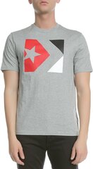 T-särk Converse Star Chevron Tri Color Tee Grey цена и информация | Мужские футболки | kaup24.ee