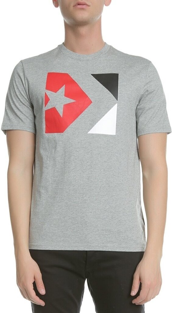 T-särk Converse Star Chevron Tri Color Tee Grey hind ja info | Meeste T-särgid | kaup24.ee