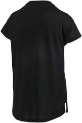 Блуза Puma Active Logo Tee Black цена и информация | Спортивная одежда для женщин | kaup24.ee