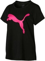 Pluus Puma Active Logo Tee Black цена и информация | Спортивная одежда для женщин | kaup24.ee