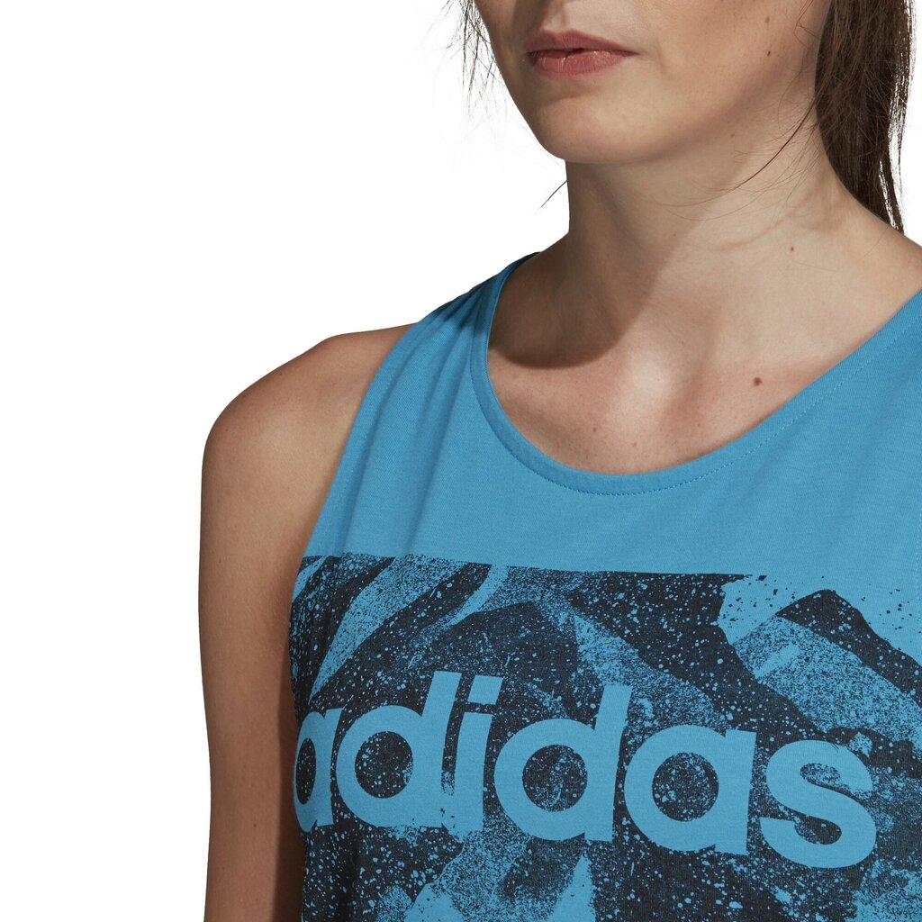Pluus Adidas W E Aop Tank Blue цена и информация | Naiste spordiriided | kaup24.ee