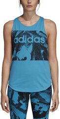 Блузка Adidas W E Aop Tank Blue цена и информация | Спортивная одежда женская | kaup24.ee