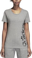 Блуза Adidas AOP Linear Tee Grey Heather цена и информация | Женские футболки | kaup24.ee