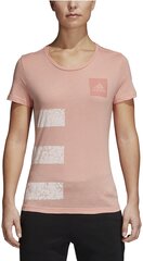 Блузка Adidas Three Stripes Pink White цена и информация | Спортивная одежда для женщин | kaup24.ee