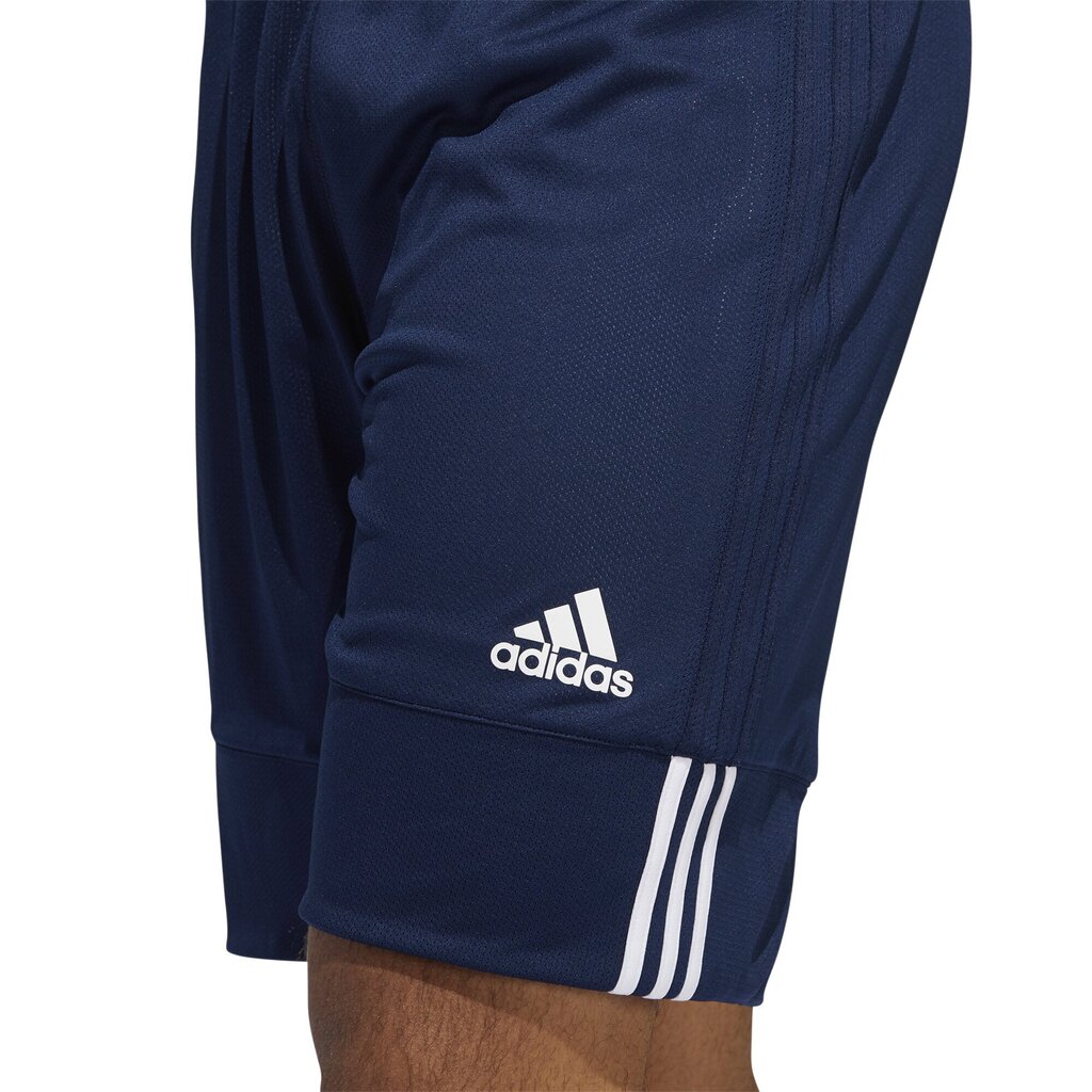 Lühikesed korvpallipüksid Adidas 3G Spee Rev Shorts Blue White цена и информация | Meeste spordiriided | kaup24.ee