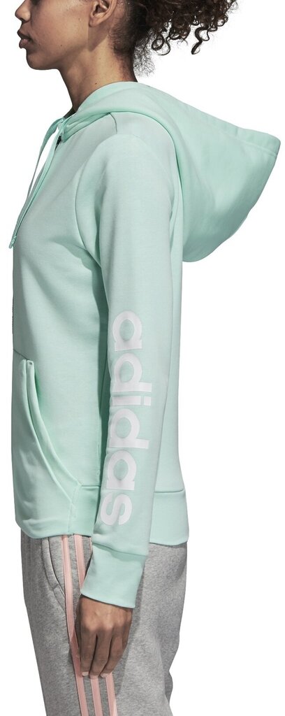 Dressipluus Adidas Ess Lin Fz Hoodie Mint hind ja info | Naiste pusad | kaup24.ee