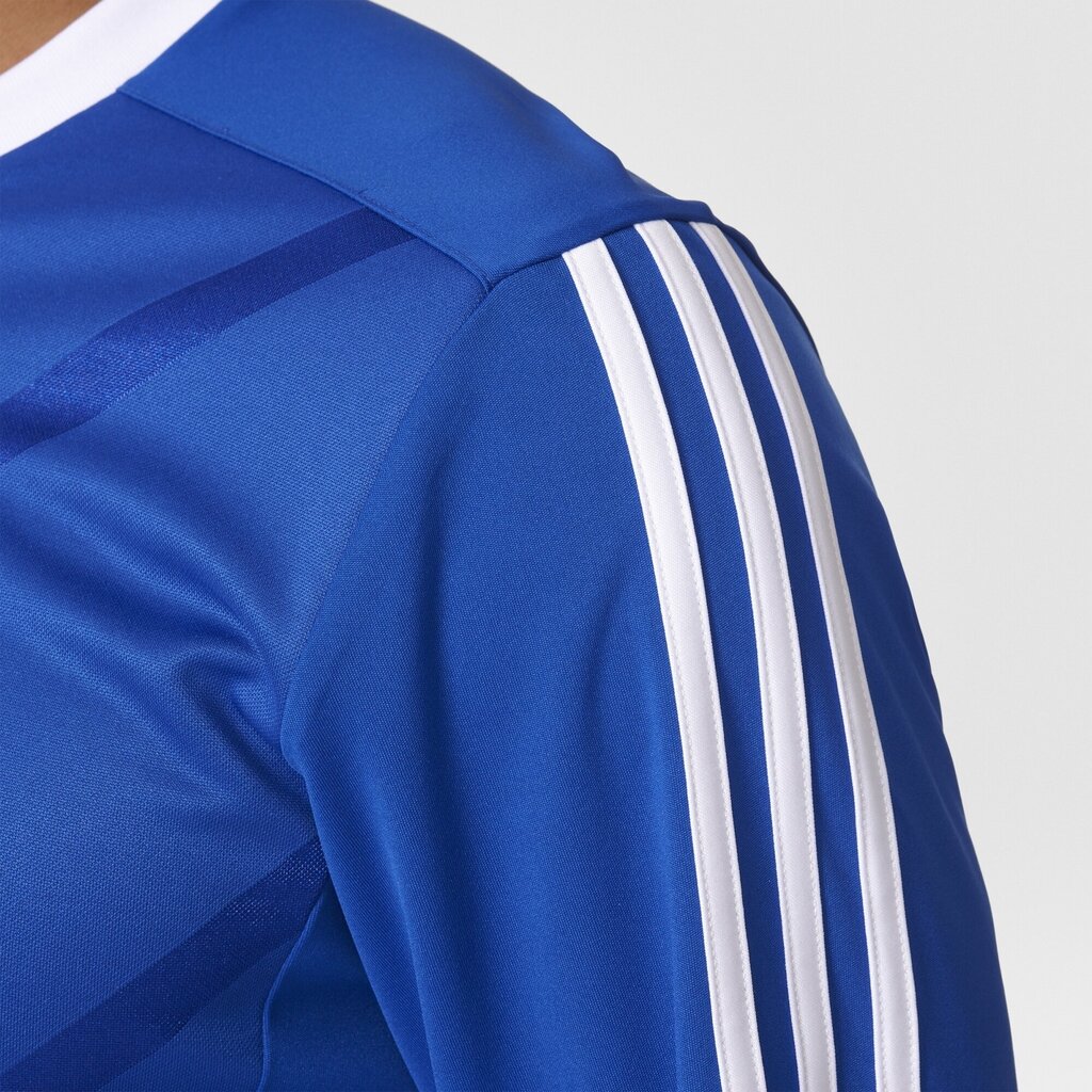 Jalgpalli T-särk Adidas Tabela 14 Long Sleeve Blue цена и информация | Meeste T-särgid | kaup24.ee
