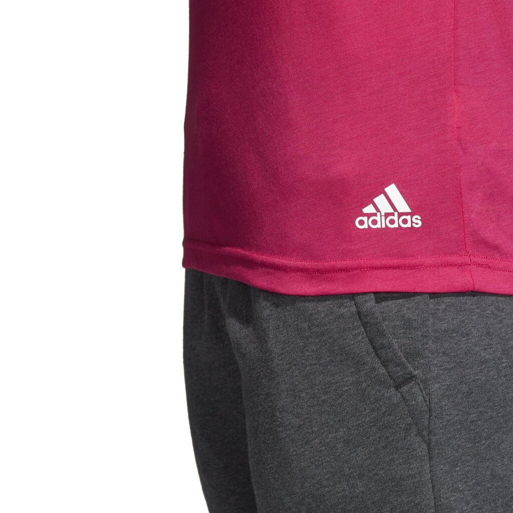 Pluus Adidas Ess 3S Slim Tee Real Magenta цена и информация | Naiste spordiriided | kaup24.ee